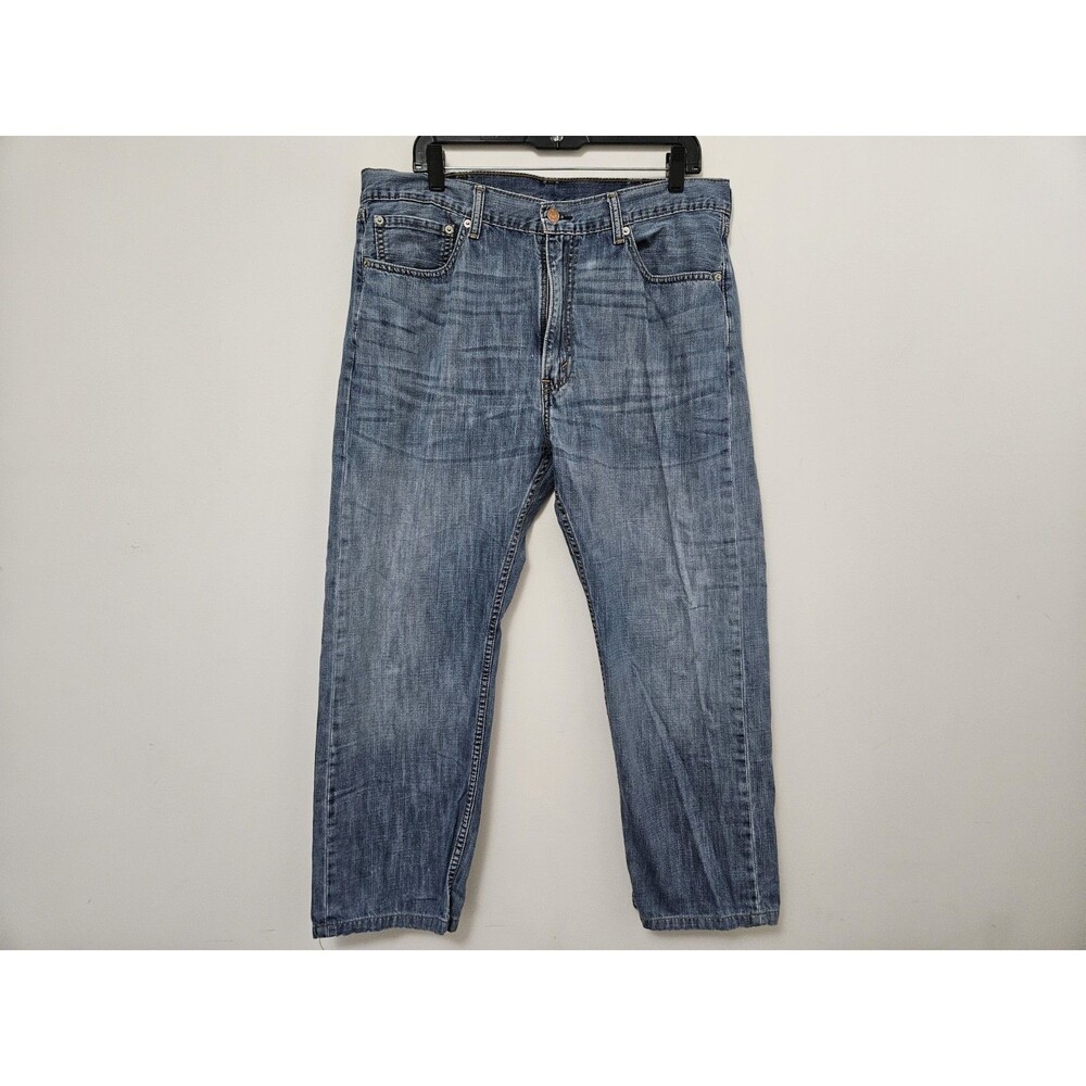 LEVIS 505 Men's Light Blue Denim Straight Fit Jeans Size W38 x L30